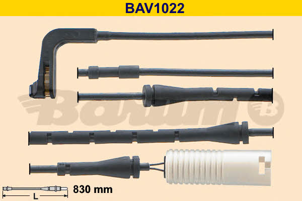 Barum BAV1022 Warning contact, brake pad wear BAV1022