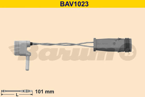 Barum BAV1023 Warning contact, brake pad wear BAV1023