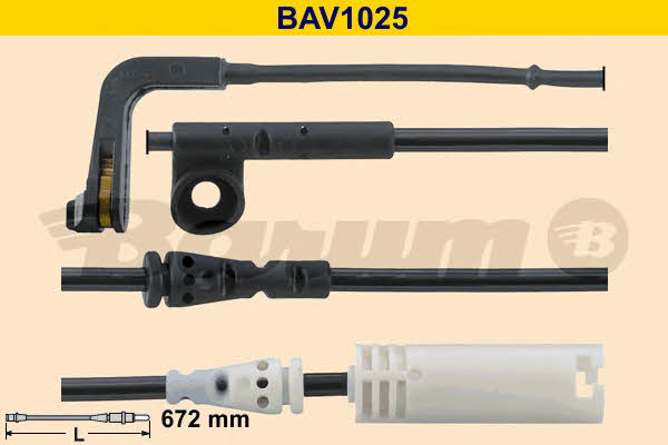 Barum BAV1025 Warning contact, brake pad wear BAV1025