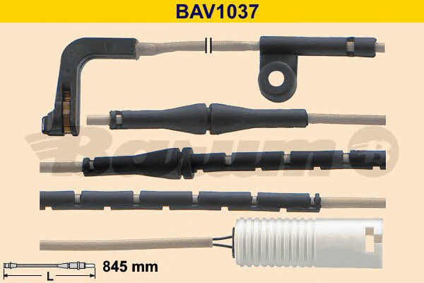 Barum BAV1037 Warning contact, brake pad wear BAV1037