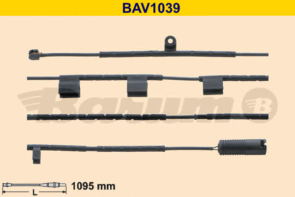 Barum BAV1039 Warning contact, brake pad wear BAV1039