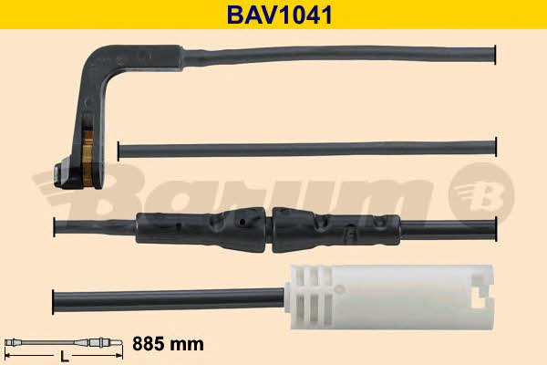 Barum BAV1041 Warning contact, brake pad wear BAV1041