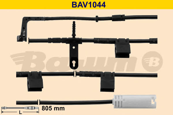 Barum BAV1044 Warning contact, brake pad wear BAV1044