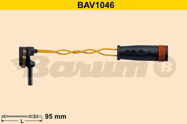 Barum BAV1046 Warning contact, brake pad wear BAV1046