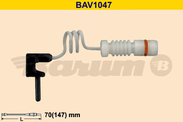 Barum BAV1047 Warning contact, brake pad wear BAV1047