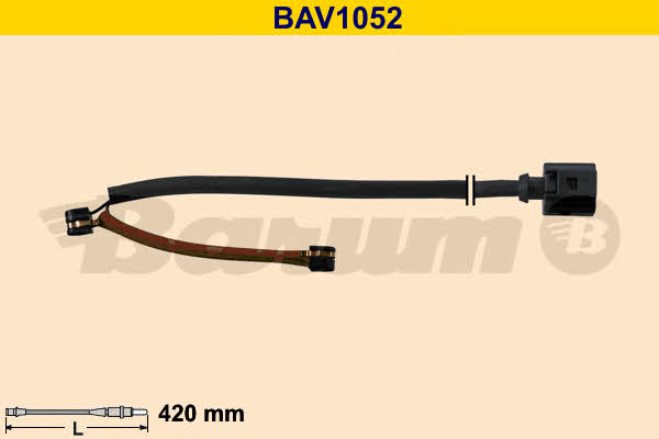 Barum BAV1052 Warning contact, brake pad wear BAV1052