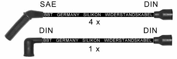 BBT ZK1751 Ignition cable kit ZK1751