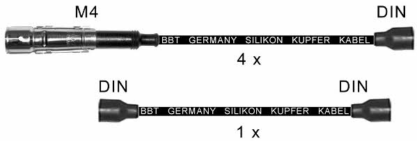 BBT ZK424 Ignition cable kit ZK424