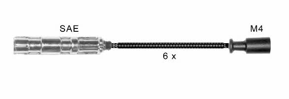 BBT ZK487 Ignition cable kit ZK487