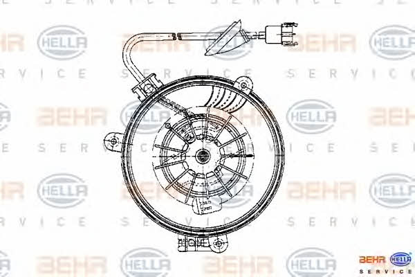 Behr-Hella 8EW 009 159-241 Fan assy - heater motor 8EW009159241