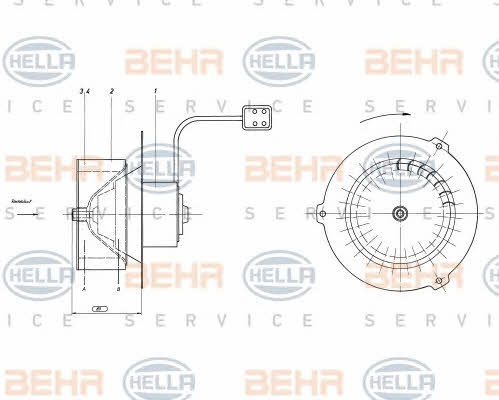 Buy Behr-Hella 8EW 009 160-431 at a low price in United Arab Emirates!