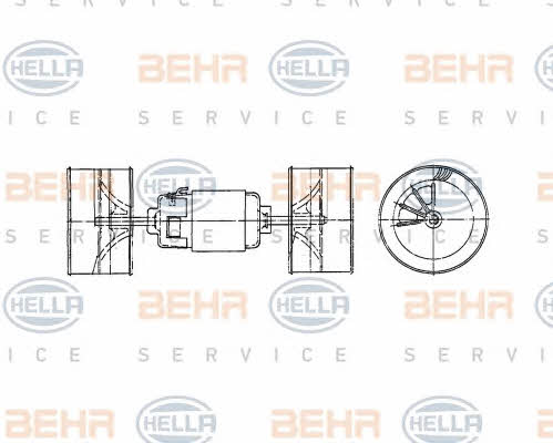 Behr-Hella 8EW 009 160-531 Fan assy - heater motor 8EW009160531