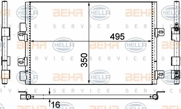 Cooler Module Behr-Hella 8FC 351 306-611