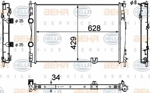 Buy Behr-Hella 8MK 376 753-701 at a low price in United Arab Emirates!