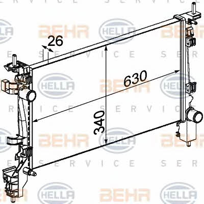 Buy Behr-Hella 8MK 376 754-711 at a low price in United Arab Emirates!