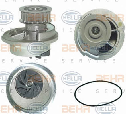 Behr-Hella 8MP 376 800-411 Water pump 8MP376800411