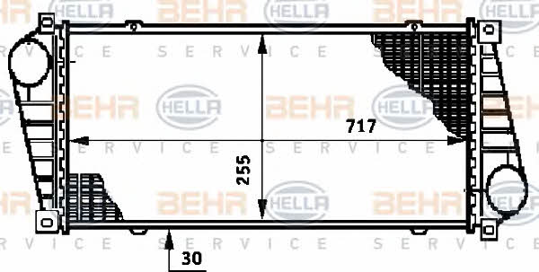 Behr-Hella 8ML 376 720-391 Intercooler, charger 8ML376720391