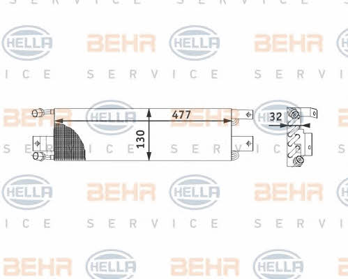 Cooler Module Behr-Hella 8FC 351 301-451