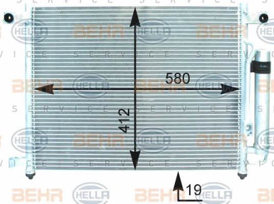 Behr-Hella 8FC 351 303-051 Cooler Module 8FC351303051
