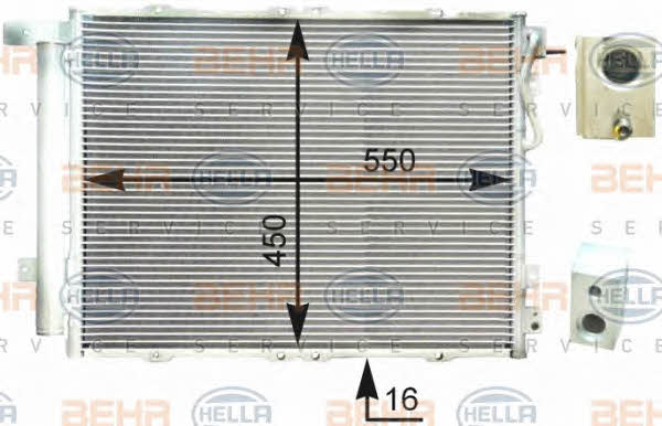 Behr-Hella 8FC 351 303-061 Cooler Module 8FC351303061