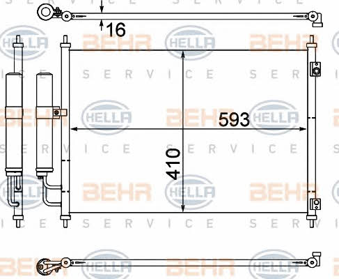 Behr-Hella 8FC 351 308-771 Cooler Module 8FC351308771