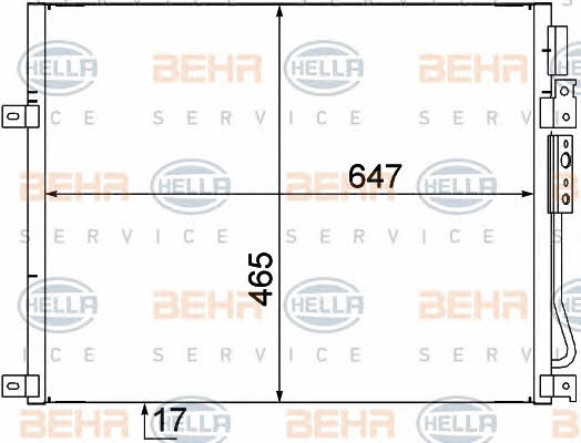 Behr-Hella 8FC 351 309-111 Cooler Module 8FC351309111