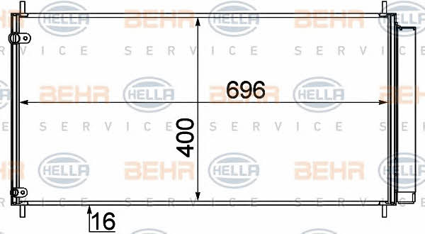 Behr-Hella 8FC 351 310-151 Cooler Module 8FC351310151
