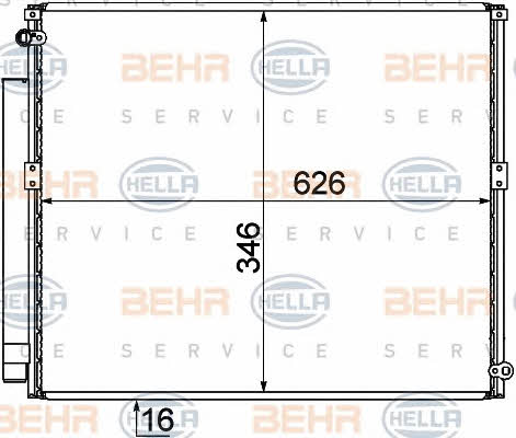 Behr-Hella 8FC 351 310-161 Cooler Module 8FC351310161