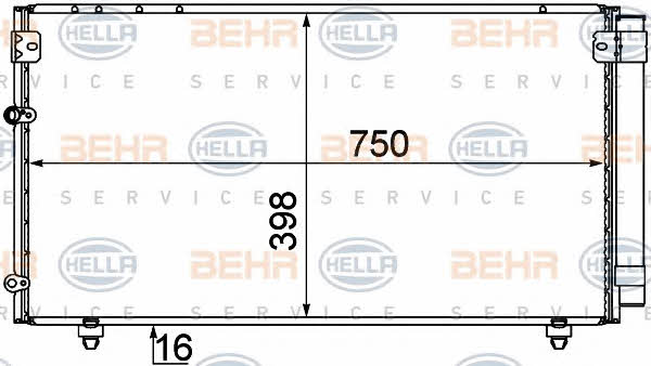 Behr-Hella 8FC 351 310-171 Cooler Module 8FC351310171