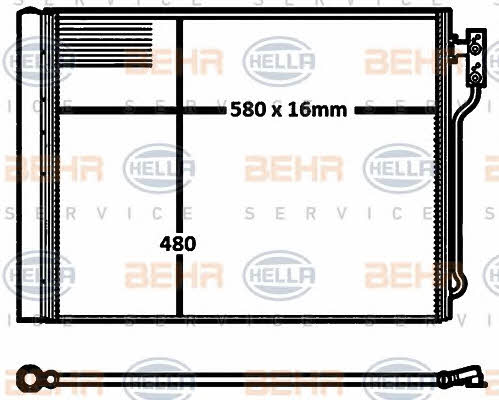 Behr-Hella 8FC 351 316-611 Cooler Module 8FC351316611