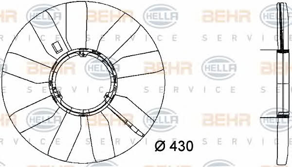 Buy Behr-Hella 8MV 376 733-281 at a low price in United Arab Emirates!