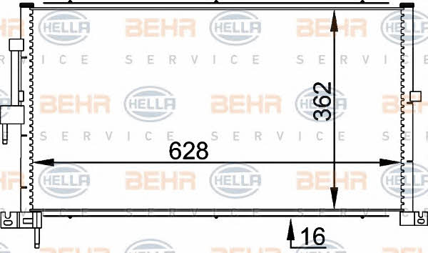 Behr-Hella 8FC 351 318-311 Cooler Module 8FC351318311