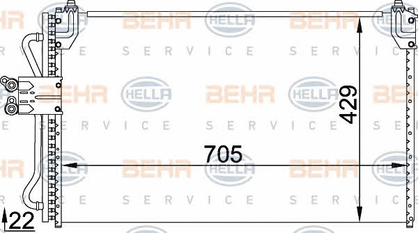 Behr-Hella 8FC 351 318-321 Cooler Module 8FC351318321