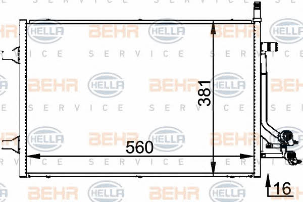 Behr-Hella 8FC 351 318-381 Cooler Module 8FC351318381