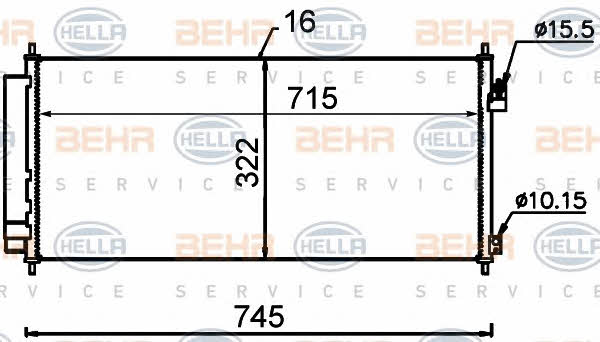 Behr-Hella 8FC 351 318-571 Cooler Module 8FC351318571