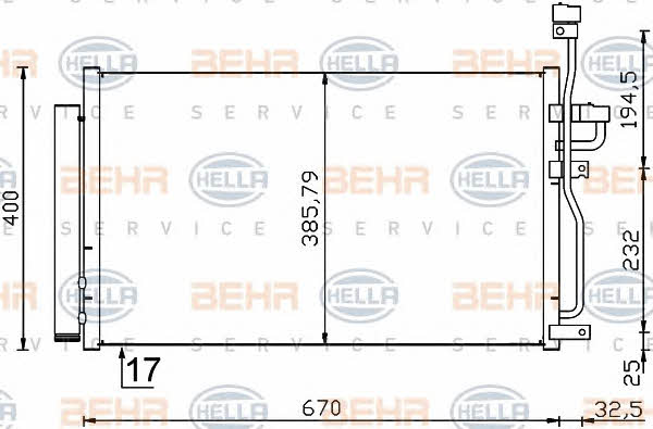 Behr-Hella 8FC 351 319-191 Cooler Module 8FC351319191