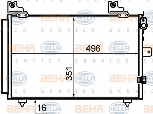 Behr-Hella 8FC 351 319-201 Cooler Module 8FC351319201