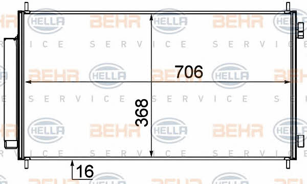 Behr-Hella 8FC 351 319-231 Cooler Module 8FC351319231