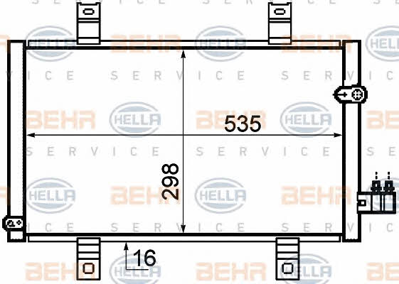 Behr-Hella 8FC 351 319-271 Cooler Module 8FC351319271