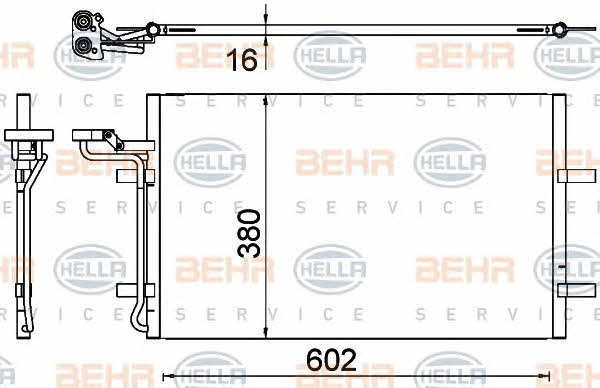 Behr-Hella 8FC 351 319-301 Cooler Module 8FC351319301