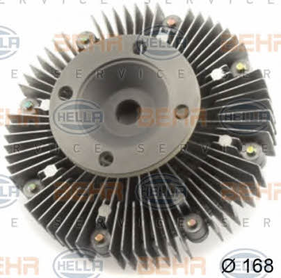Viscous coupling assembly Behr-Hella 8MV 376 758-681