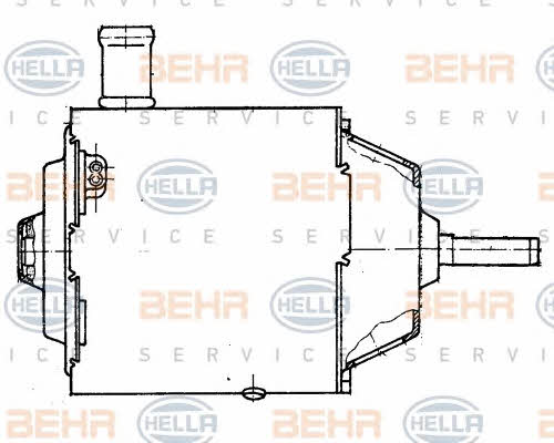 Behr-Hella 8EW 009 157-281 Cabin ventilation motor 8EW009157281