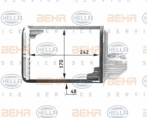 Behr-Hella 8FH 351 311-661 Heat exchanger, interior heating 8FH351311661