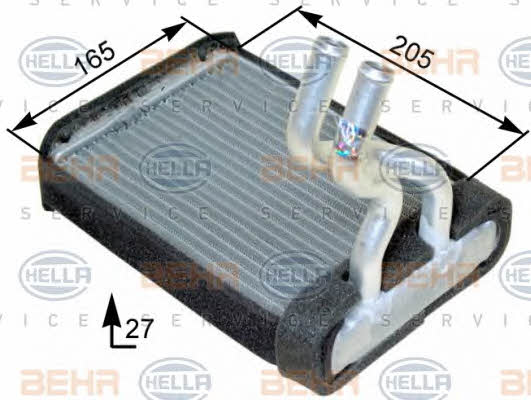 Behr-Hella 8FH 351 315-261 Heat exchanger, interior heating 8FH351315261