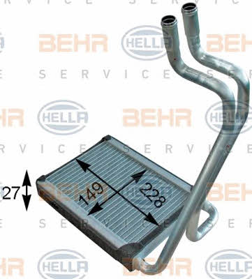 Behr-Hella 8FH 351 315-721 Heat exchanger, interior heating 8FH351315721