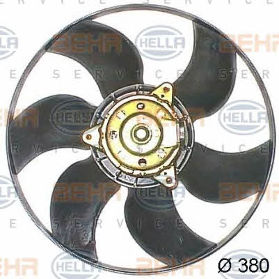 Behr-Hella 8EW 009 158-501 Hub, engine cooling fan wheel 8EW009158501