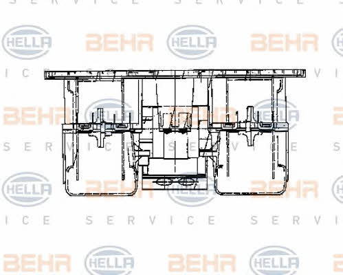Behr-Hella 8EW 009 160-781 Fan assy - heater motor 8EW009160781