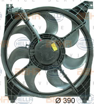 Behr-Hella 8EW 351 034-471 Hub, engine cooling fan wheel 8EW351034471