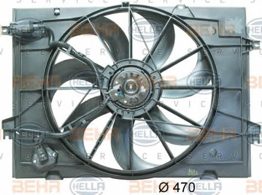 Behr-Hella 8EW 351 034-511 Hub, engine cooling fan wheel 8EW351034511
