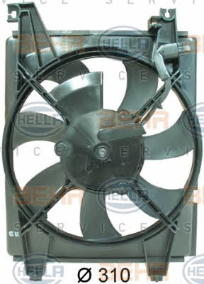 Behr-Hella 8EW 351 034-551 Hub, engine cooling fan wheel 8EW351034551